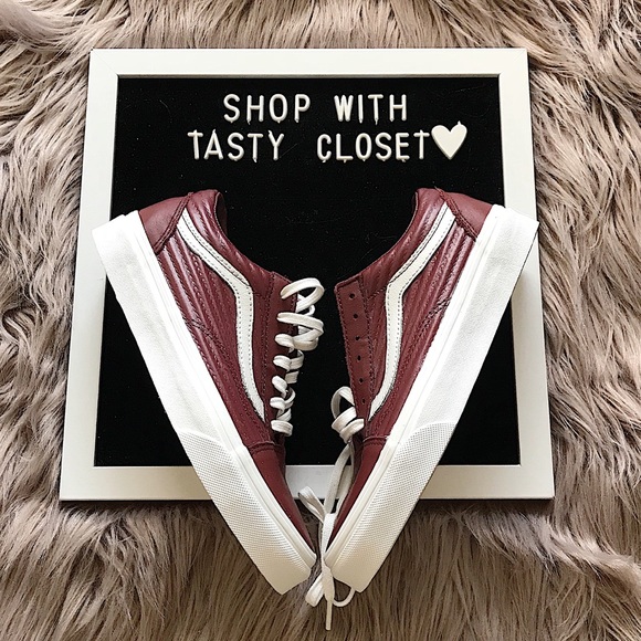 Vans old skool moto leather sneakers - Picture 2 of 6